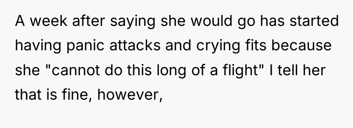 A week after saying she would go has started having...