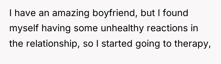 I have an amazing boyfriend, but l found myself having...