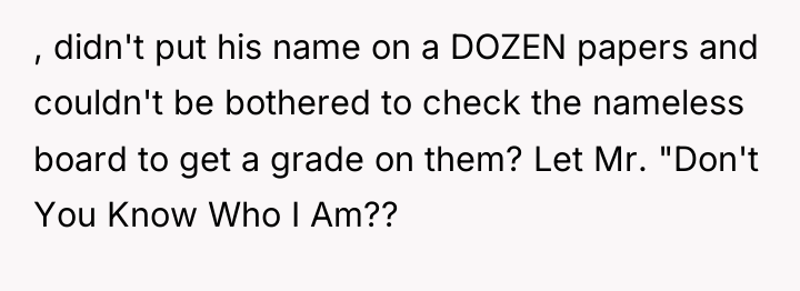 , didn't put his name on a DOZEN papers and...