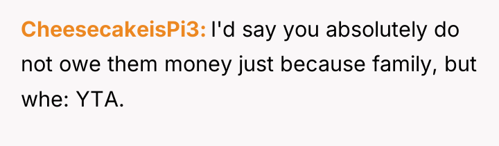 CheesecakeisPi3 I'd say you absolutely do not owe them money...