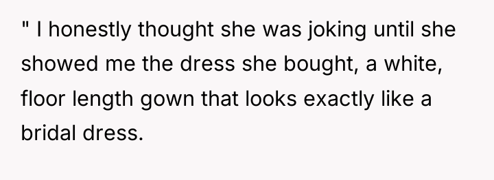 " I honestly thought she was joking until she showed...