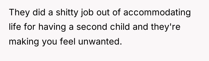 They did a shitty job out of accommodating life for...