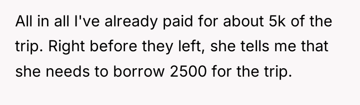 All in all I've already paid for about 5k of...