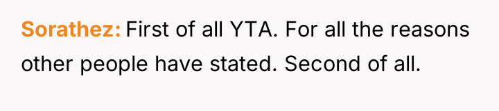 Sorathez First of all YTA. For all the reasons other...