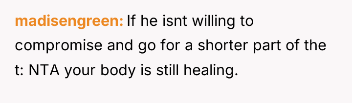 madisengreen If he isnt willing to compromise and go for...