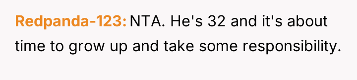 Redpanda-123 NTA. He's 32 and it's about time to grow...
