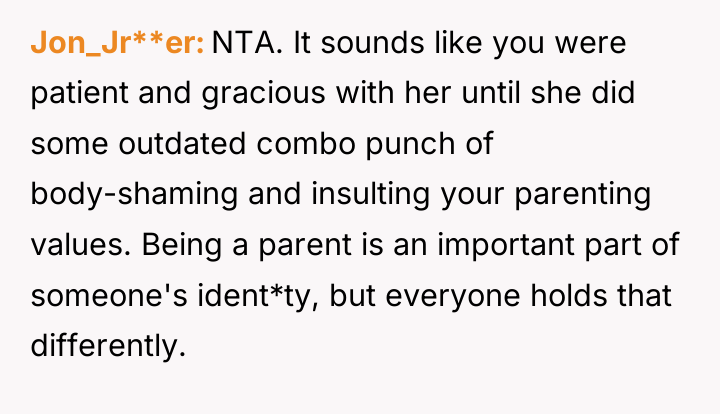 Jon_Jr**er NTA. It sounds like you were patient and gracious...