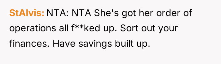 StAlvis NTA: NTA She's got her order of operations all...