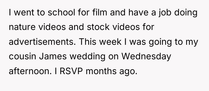 I went to school for film and have a job...