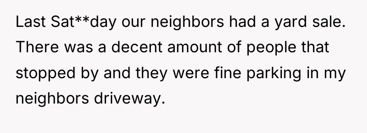 Last Sat**day our neighbors had a yard sale. There was...