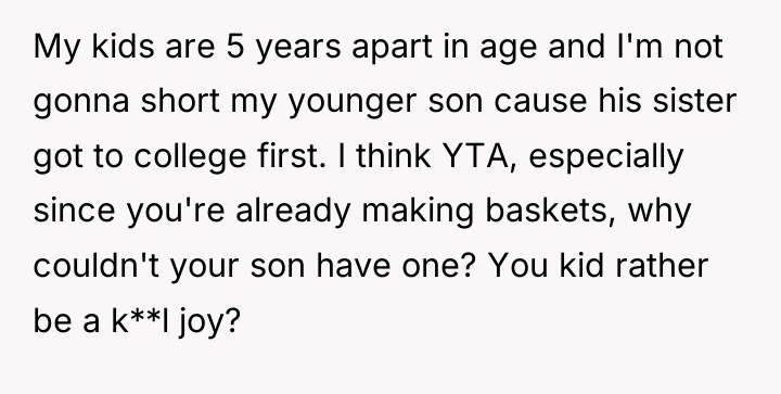 My kids are 5 years apart in age and I'm...