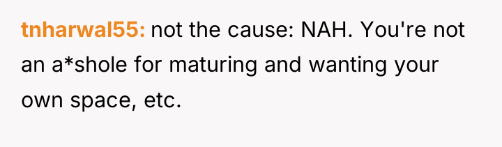 tnharwal55 not the cause: NAH. You're not an a*shole for...