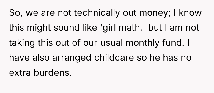 So, we are not technically out money; I know this...