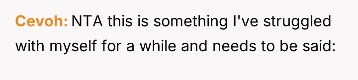 Cevoh NTA this is something I've struggled with myself for...