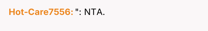 Hot-Care7556 ": NTA.