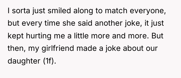 I sorta just smiled along to match everyone, but every...