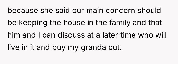 because she said our main concern should be keeping the...