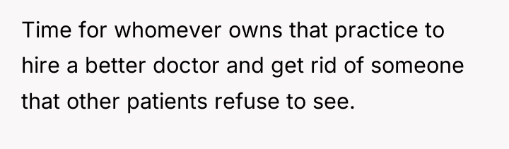 Time for whomever owns that practice to hire a better...