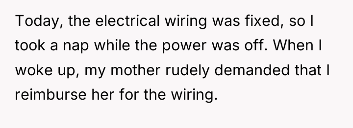 Today, the electrical wiring was fixed, so I took a...