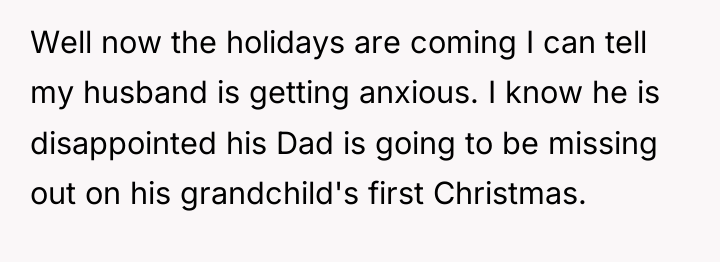 Well now the holidays are coming I can tell my...