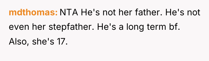 mdthomas NTA He's not her father. He's not even her...