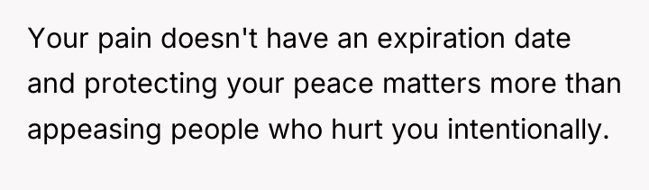 Your pain doesn't have an expiration date and protecting your...