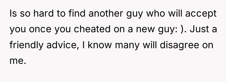 Is so hard to find another guy who will accept...