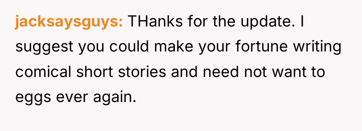 jacksaysguys THanks for the update. I suggest you could make...