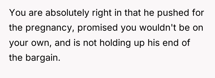 You are absolutely right in that he pushed for the...