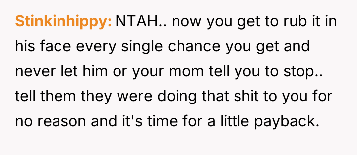 Stinkinhippy NTAH.. now you get to rub it in his...