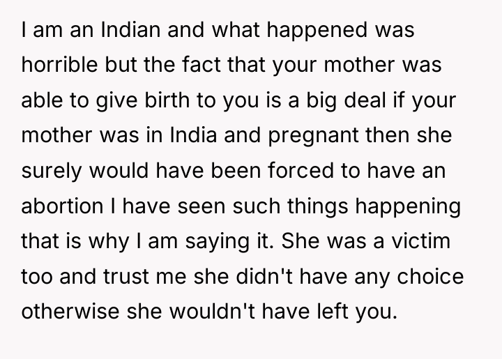 I am an Indian and what happened was horrible but...