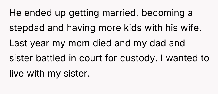 He ended up getting married, becoming a stepdad and having...