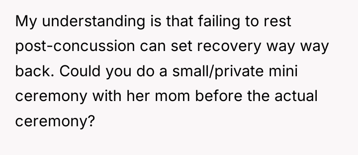 My understanding is that failing to rest post-concussion can set...