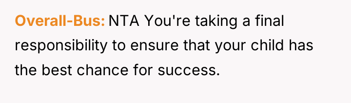 Overall-Bus NTA You're taking a final responsibility to ensure that...