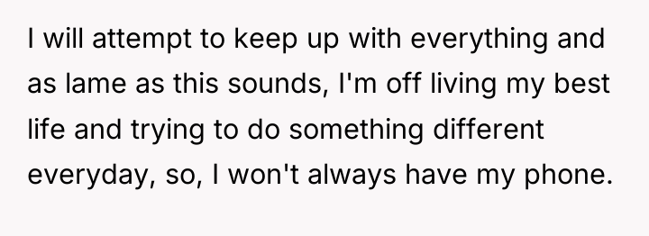 I will attempt to keep up with everything and as...