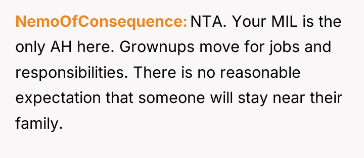 NemoOfConsequence NTA. Your MIL is the only AH here. Grownups...