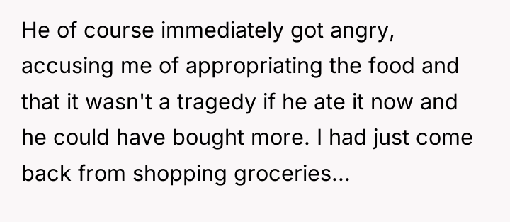 He of course immediately got angry, accusing me of appropriating...