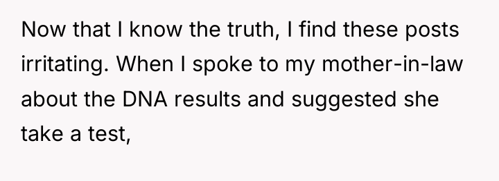 Now that I know the truth, I find these posts...