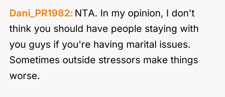 Dani_PR1982 NTA. In my opinion, I don't think you should...