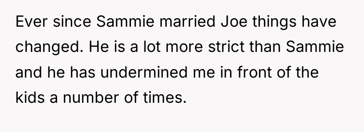 Ever since Sammie married Joe things have changed. He is...