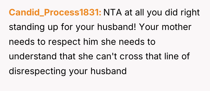 Candid_Process1831 NTA at all you did right standing up for...