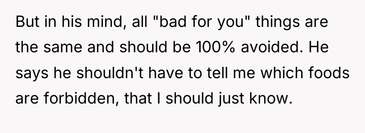 But in his mind, all "bad for you" things are...