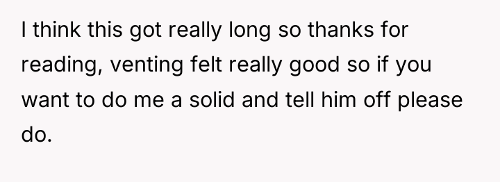 I think this got really long so thanks for reading,...