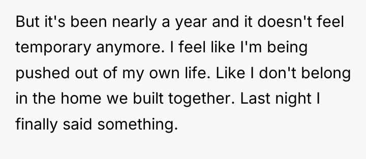 But it's been nearly a year and it doesn't feel...