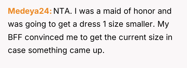 Medeya24 NTA. I was a maid of honor and was...