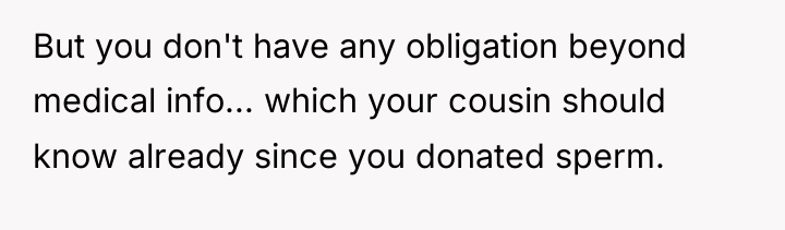 But you don't have any obligation beyond medical info... which...
