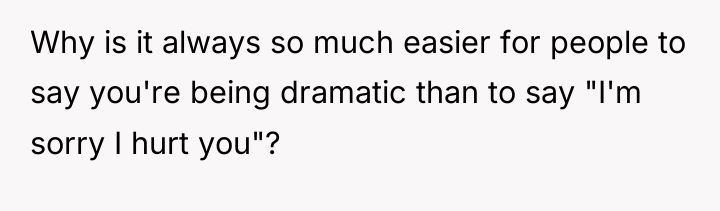 Why is it always so much easier for people to...