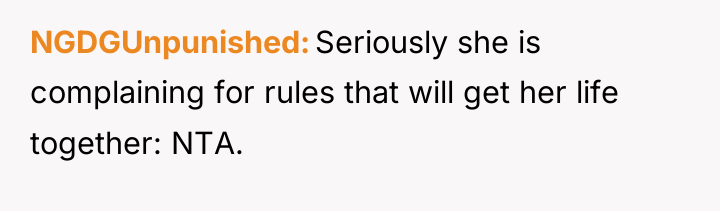 NGDGUnpunished Seriously she is complaining for rules that will get...