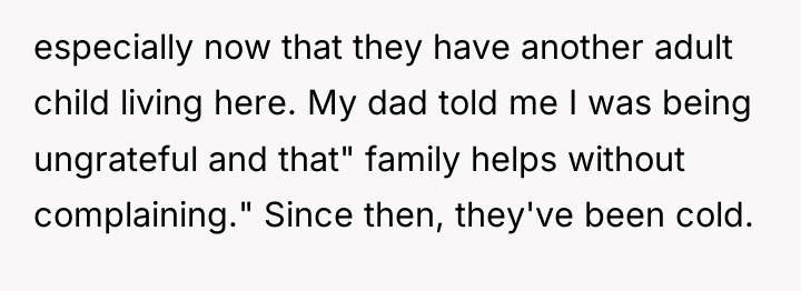 especially now that they have another adult child living here....