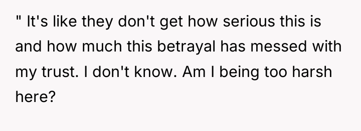 " It's like they don't get how serious this is...